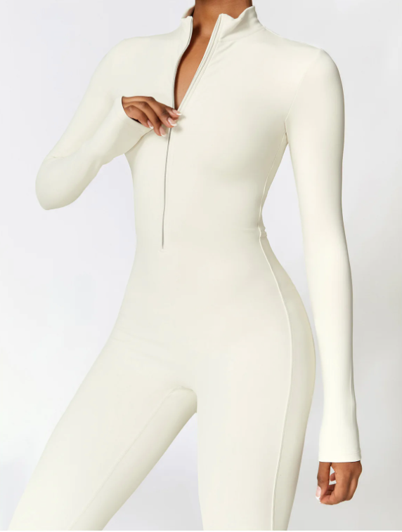 π₯ Pre-Order: Luxe Sculpt Jumpsuit SNOW