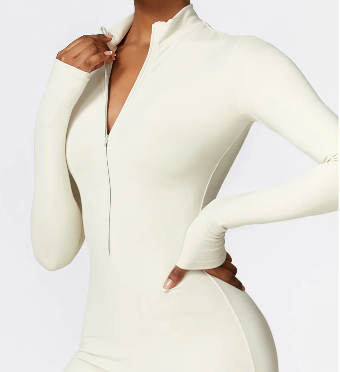 🔥 Pre-Order: Luxe Sculpt Jumpsuit SNOW