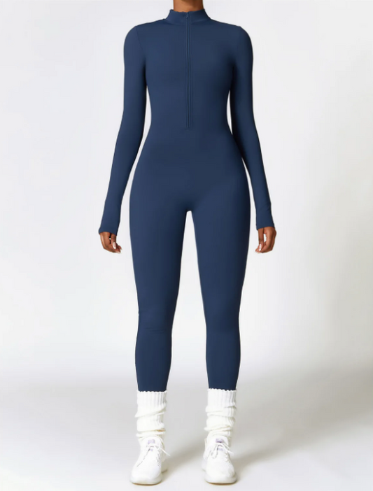 🔥 Pre-Order: Luxe Sculpt Jumpsuit NAVY