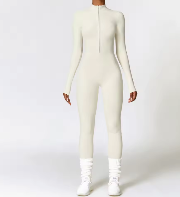 🔥 Pre-Order: Luxe Sculpt Jumpsuit SNOW